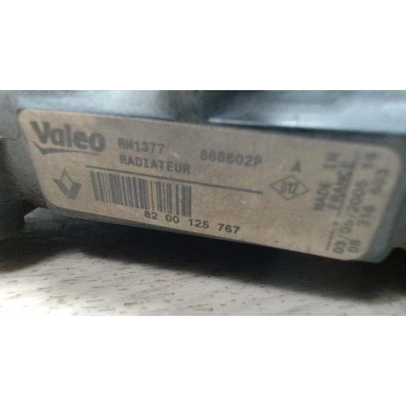 Radiateur eau DACIA LOGAN 1 PHASE 1 d’occasion