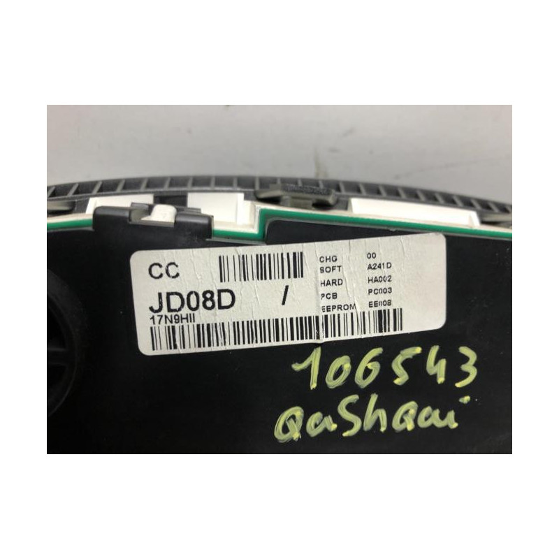 Compteur NISSAN QASHQAI 1 PHASE 1 d’occasion