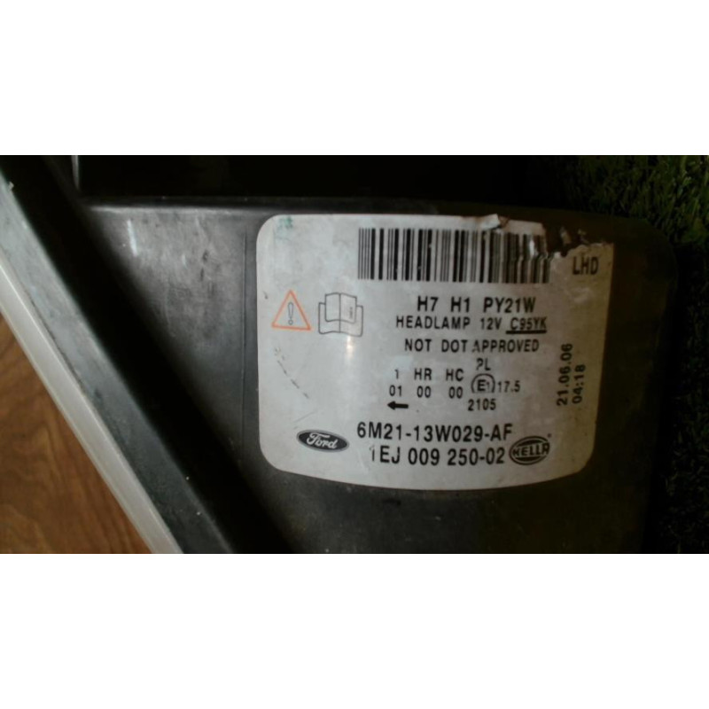 Optique avant principal droit (feux)(phare) FORD S-MAX 1 PHASE 1 d’occasion
