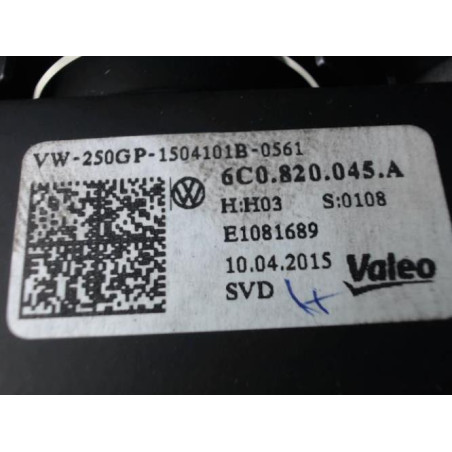 Commande chauffage VOLKSWAGEN POLO 5 PHASE 2 d’occasion