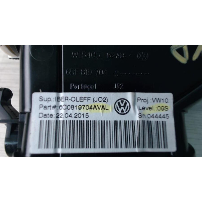 Aerateur tableau de bord avant droit VOLKSWAGEN POLO 5 PHASE 2 d’occasion