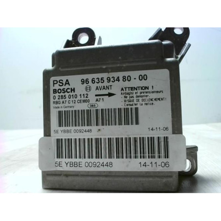 Boitier air bag PEUGEOT 207 PHASE 2 d’occasion
