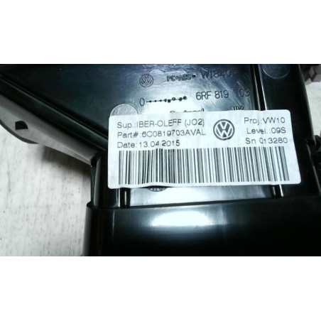 Aerateur tableau de bord avant gauche VOLKSWAGEN POLO 5 PHASE 2 d’occasion