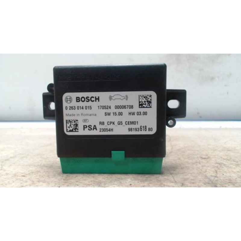 Boitier d'aide au stationnement PEUGEOT 208 1 PHASE 2 d’occasion