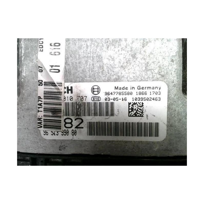 Calculateur moteur PEUGEOT 206 PHASE 1 d’occasion