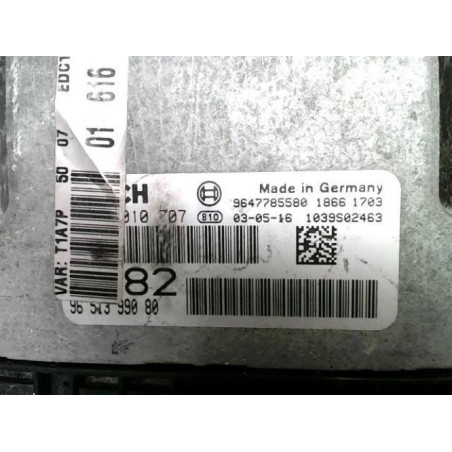 Calculateur moteur PEUGEOT 206 PHASE 1 d’occasion