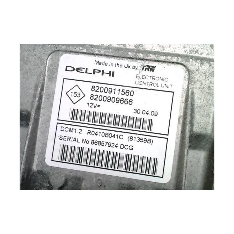 Calculateur moteur RENAULT CLIO 3 PHASE 2 d’occasion