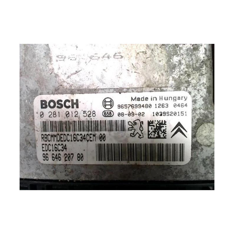 Calculateur moteur PEUGEOT 206 PHASE 2 d’occasion