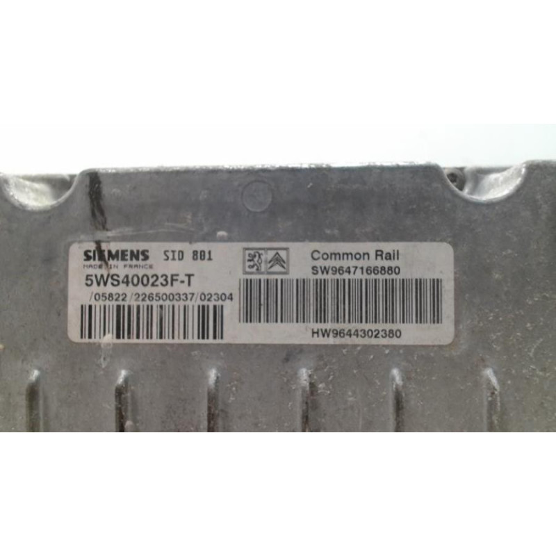 Calculateur moteur CITROEN XSARA PHASE 2 BREAK d’occasion