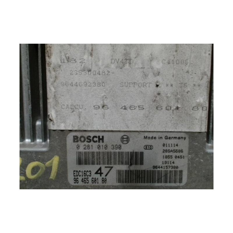 Calculateur moteur PEUGEOT 307 PHASE 1 d’occasion