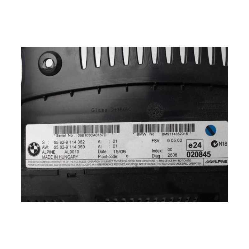 Ecran GPS BMW SERIE 3 E91 TOURING PHASE 1 BREAK d’occasion