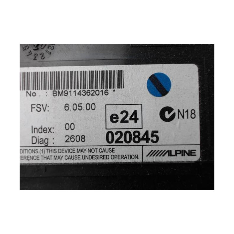 Ecran GPS BMW SERIE 3 E91 TOURING PHASE 1 BREAK d’occasion