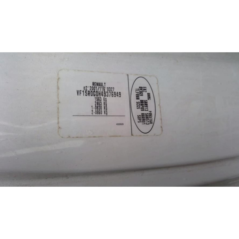 Tirant de porte avant gauche RENAULT CLIO 4 PHASE 1 d’occasion