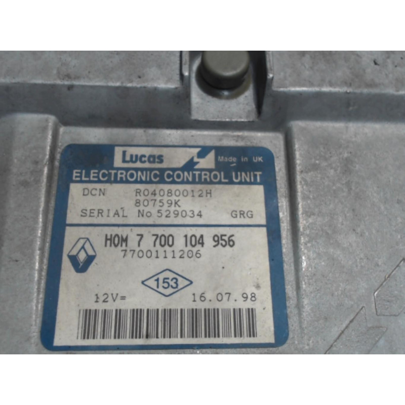 Calculateur moteur RENAULT KANGOO 1 PHASE 1 d’occasion