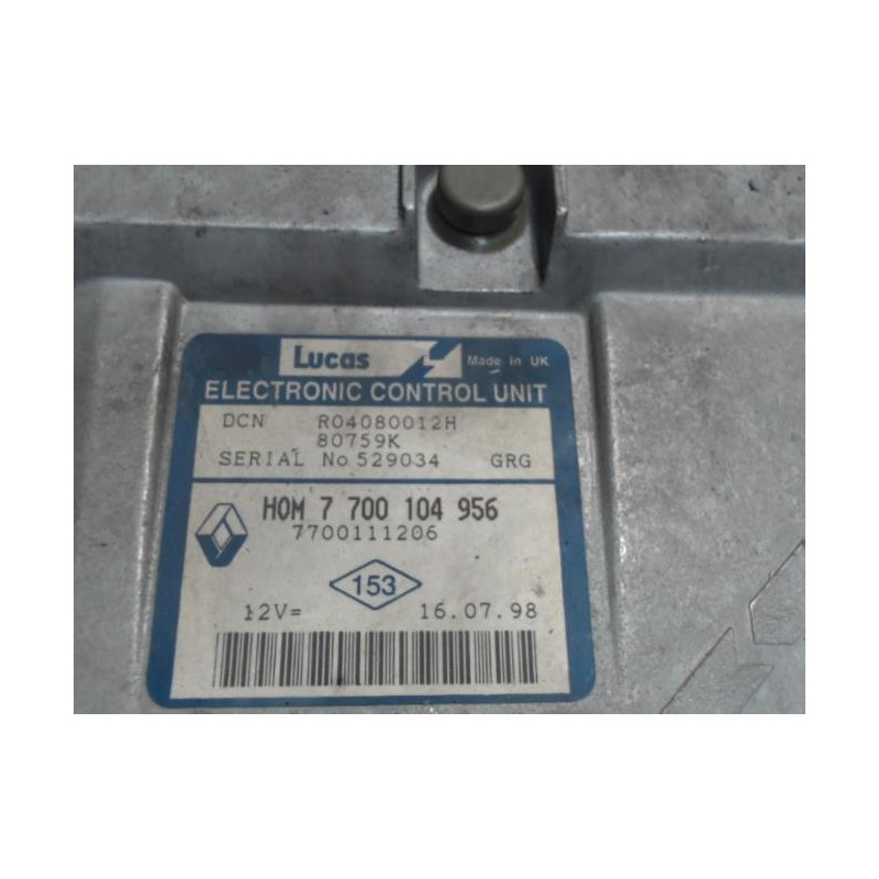 Calculateur moteur RENAULT KANGOO 1 PHASE 1 d’occasion
