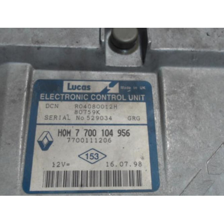Calculateur moteur RENAULT KANGOO 1 PHASE 1 d’occasion