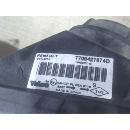 Optique avant principal gauche (feux)(phare) RENAULT MEGANE 1 PHASE 2 d’occasion