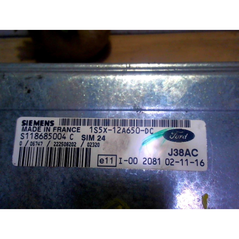 Calculateur moteur FORD KA 1 PHASE 1 d’occasion