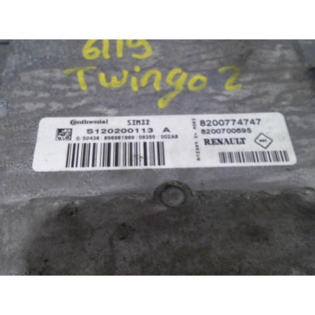Calculateur moteur RENAULT TWINGO 2 PHASE 1 d’occasion