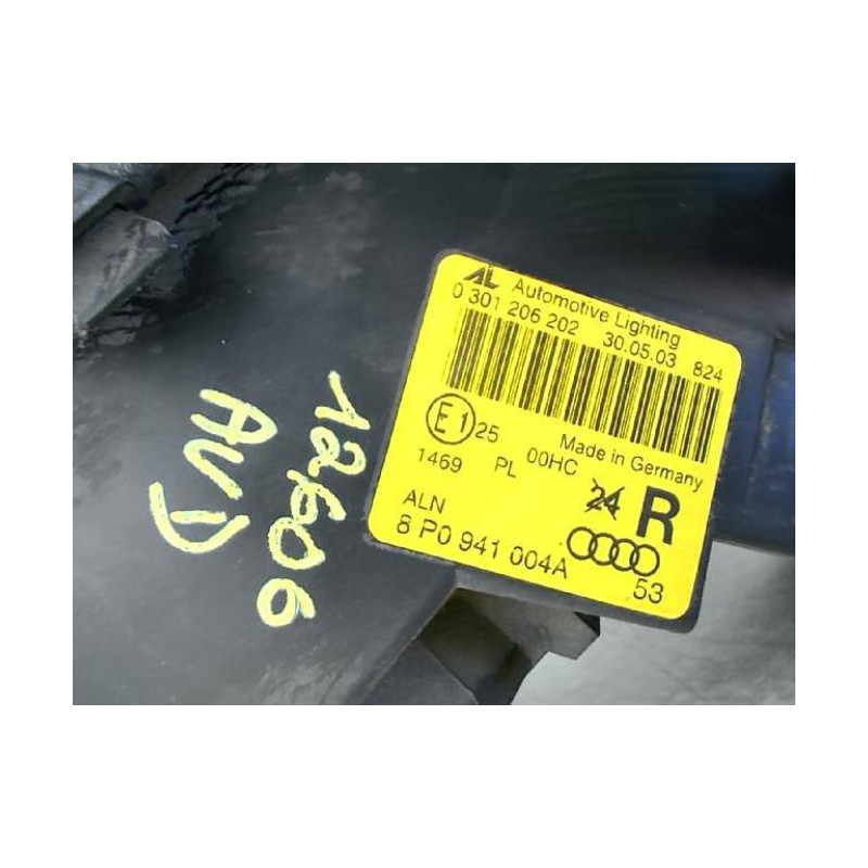 Optique avant principal droit (feux)(phare) AUDI A3 2 PHASE 1 d’occasion