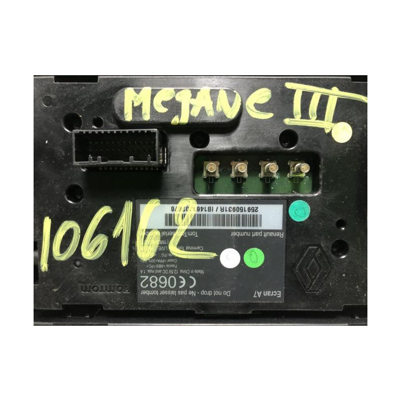 Ecran GPS RENAULT MEGANE 3 PHASE 1 BREAK d’occasion