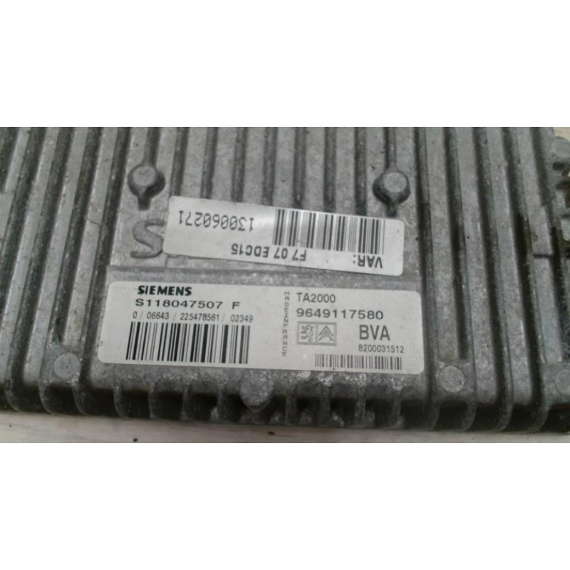 Calculateur moteur CITROEN C5 1 PHASE 1 d’occasion