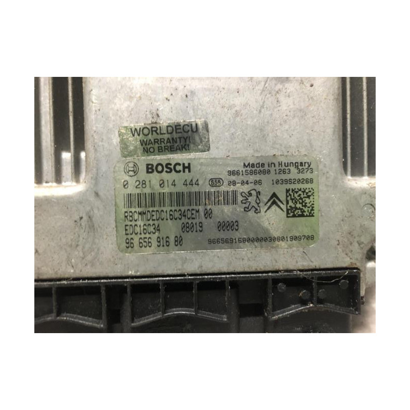 Calculateur moteur CITROEN NEMO d’occasion