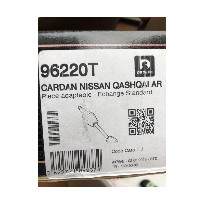 Cardan arriere gauche (transmission) NISSAN  d’occasion
