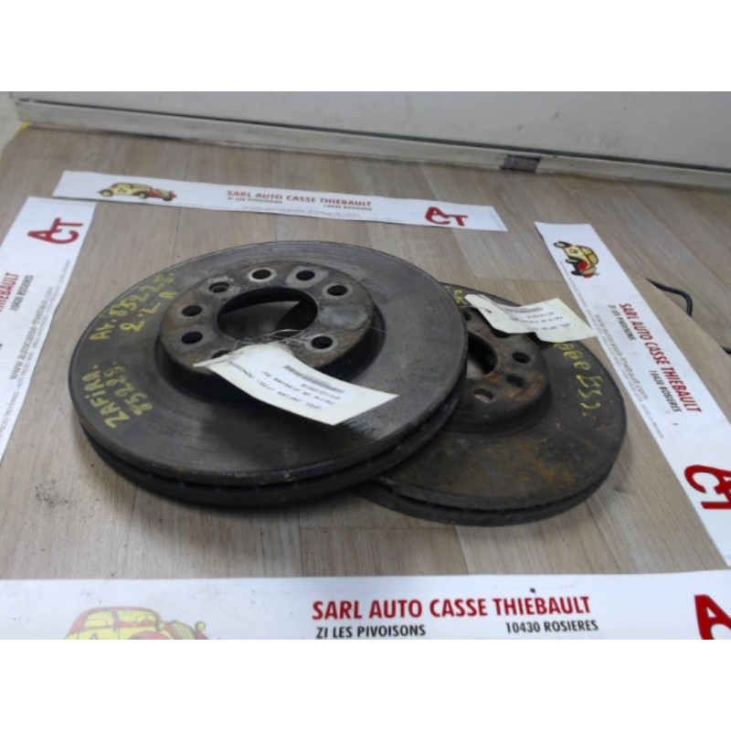 Paire de disques avant (freinage) OPEL ZAFIRA (F75) MONOSPACE 2.0 DTI d’occasion