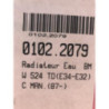 Radiateur eau BMW SERIE 5 E34 TOURING BREAK d’occasion