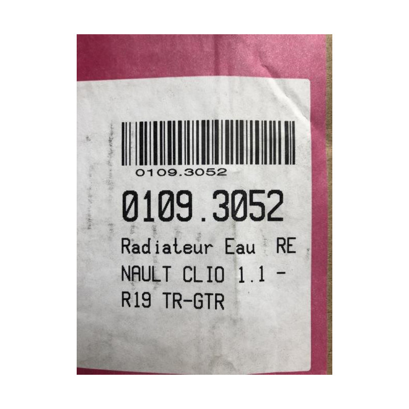 Radiateur eau RENAULT  d’occasion