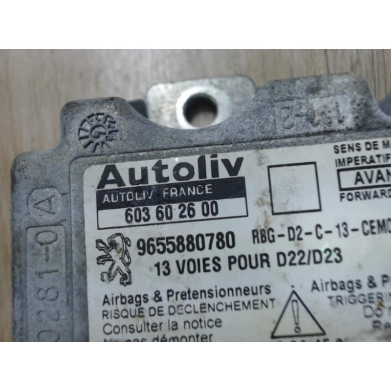 Boitier air bag PEUGEOT  d’occasion