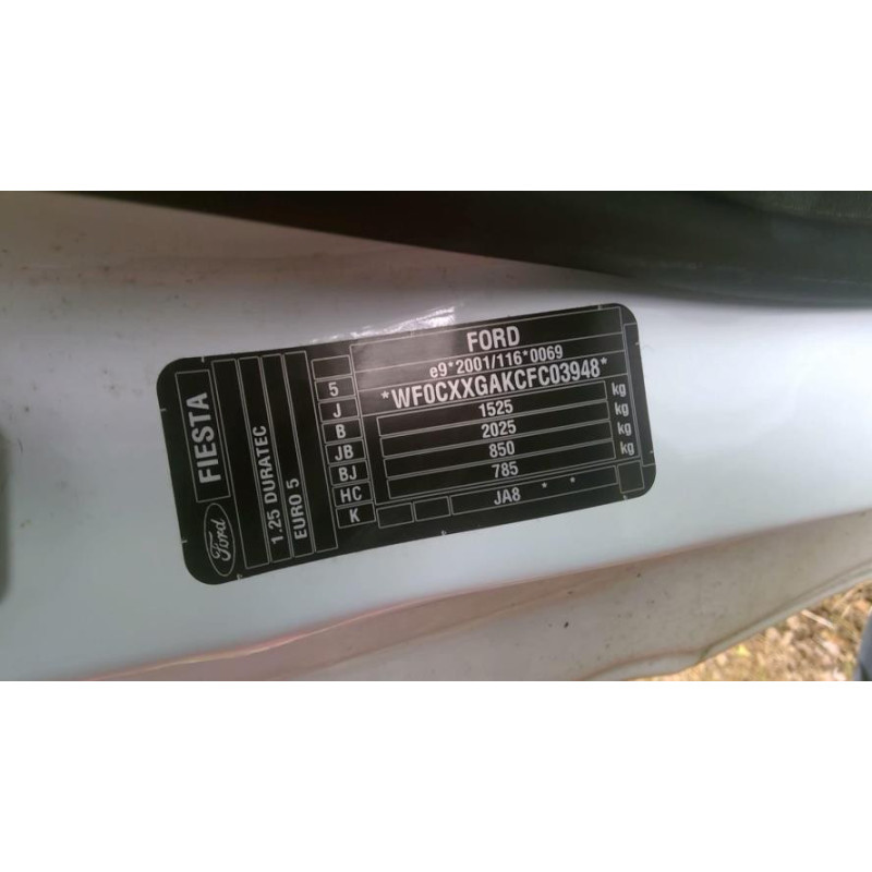 Tirant de porte avant droit FORD FIESTA 6 PHASE 2 d’occasion