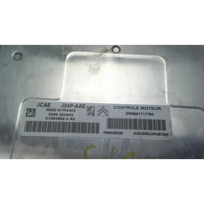 Calculateur moteur PEUGEOT 1007 d’occasion