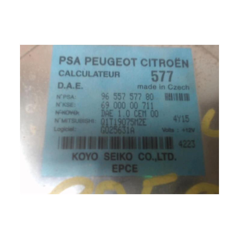 Calculateur moteur CITROEN C3 1 PHASE 1 d’occasion
