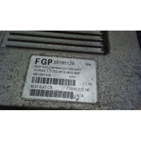 Calculateur moteur OPEL CORSA C PHASE 2 d’occasion