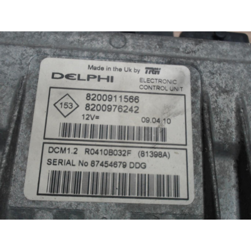 Calculateur moteur RENAULT TWINGO 2 PHASE 1 d’occasion