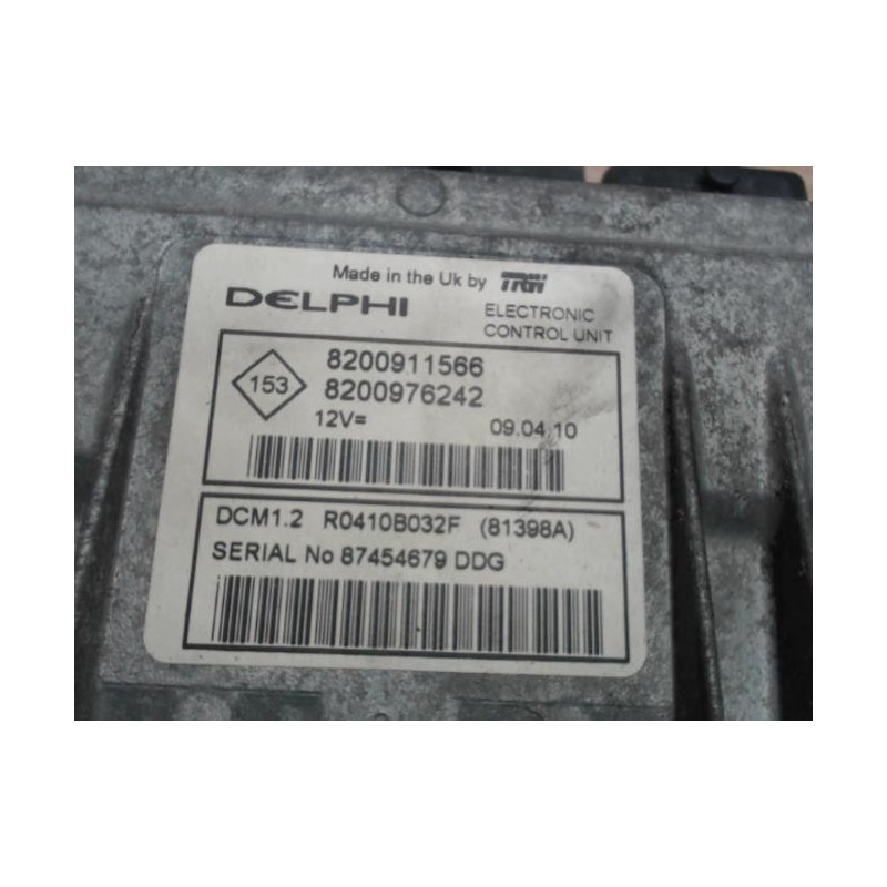 Calculateur moteur RENAULT TWINGO 2 PHASE 1 d’occasion