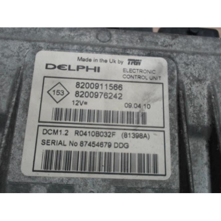 Calculateur moteur RENAULT TWINGO 2 PHASE 1 d’occasion