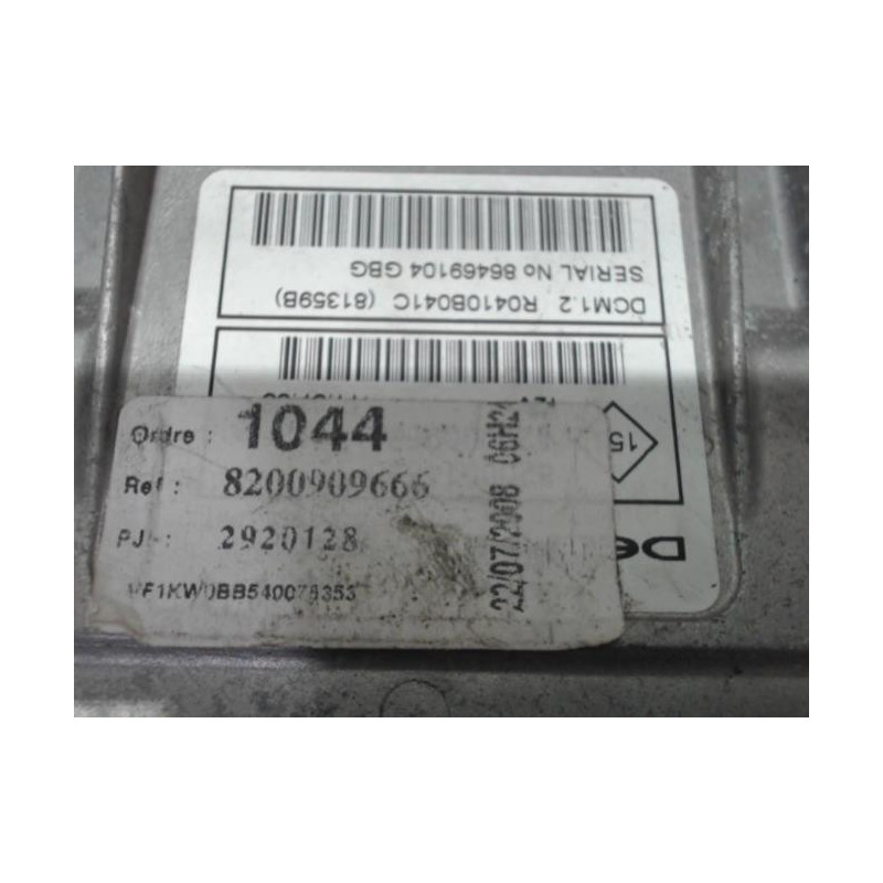 Calculateur moteur RENAULT KANGOO 2 PHASE 1 d’occasion