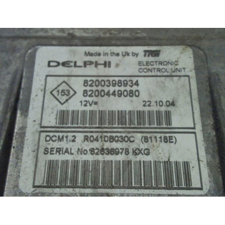 Calculateur moteur RENAULT MODUS PHASE 1 d’occasion