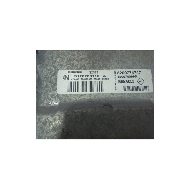 Calculateur moteur RENAULT TWINGO 2 PHASE 1 d’occasion