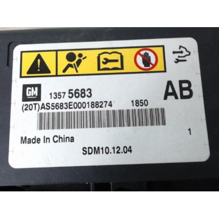 Boitier air bag OPEL ASTRA J PHASE 1 d’occasion