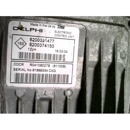 Calculateur moteur RENAULT CLIO 2 PHASE 2 d’occasion