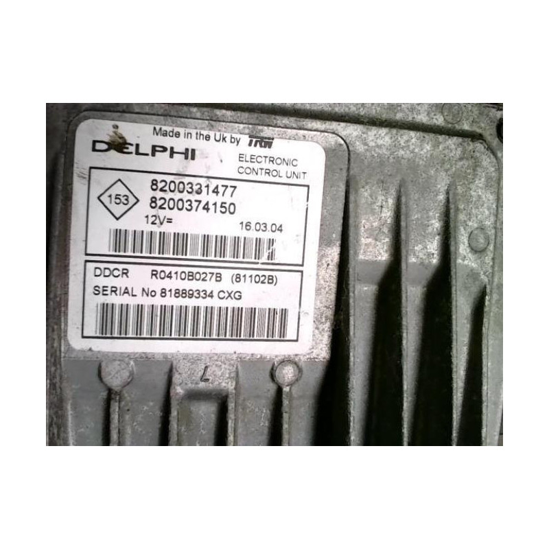 Calculateur moteur RENAULT CLIO 2 PHASE 2 d’occasion