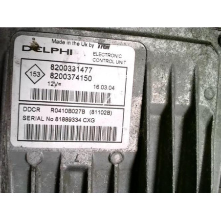 Calculateur moteur RENAULT CLIO 2 PHASE 2 d’occasion