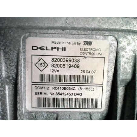 Calculateur moteur RENAULT CLIO 3 PHASE 1 d’occasion