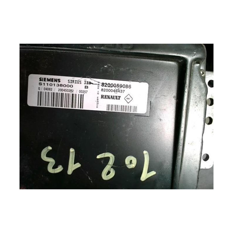 Calculateur moteur RENAULT TWINGO 1 PHASE 3 d’occasion
