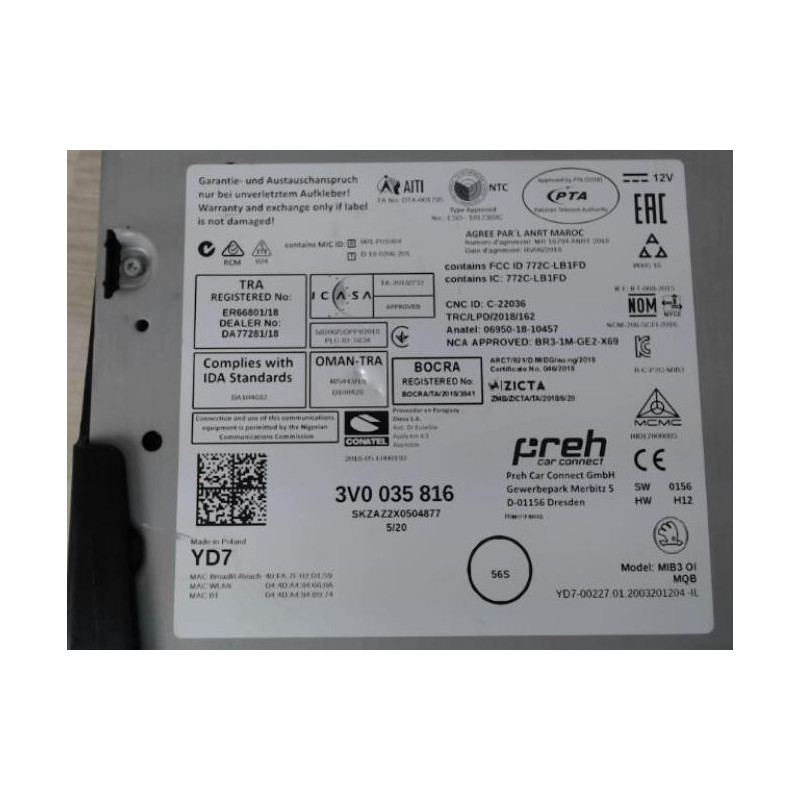 GPS SKODA SCALA d’occasion