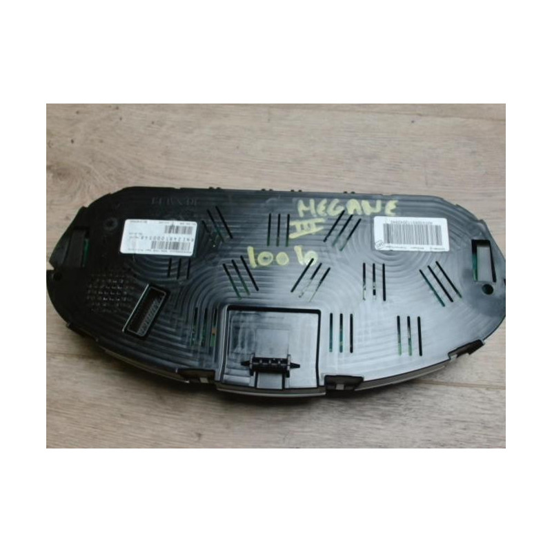 Compteur RENAULT MEGANE 3 PHASE 1 d’occasion